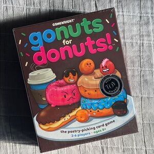 NIB Gamewright Go Nuts for Donuts Card Game; retired, no longer available RARE!